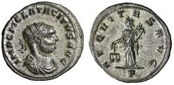 Ancient Coins - Tacitus Silvered Antoninianus "Aequitas" Mint State