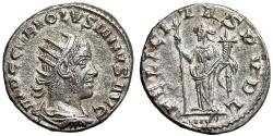 Ancient Coins - Volusian AR Antoninianus "Felicitas, Five Pellets" Very Rare Extremely Fine