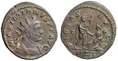 Ancient Coins - Maximian Antoninianus "Raising Kneeling Woman" Very Rare