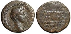 Ancient Coins - Commodus as Caesar Under Marcus Aurelius AE As Rare