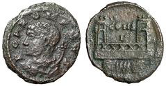 Ancient Coins - Milvian Bridge over Tiber River Constantinople City Commemorative Scarce