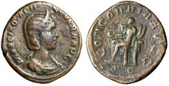 Ancient Coins - Marcia Otacilia Severa (Wife of Philip I) AE Sestertius "Concordia"