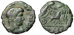 Ancient Coins - Divus Constantine I The Great "Quadriga" Lyons Rare