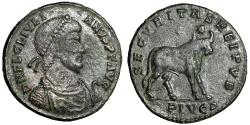 Ancient Coins - Julian II The Apostate "APis Bull, Stars" Lyons Rare Good Very Fine