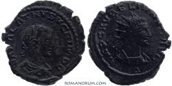 Ancient Coins - VABALATHUS and AURELIAN. (AD 270-275 ) Antoninianus, 4.23g.  Antioch.