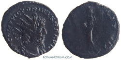 Ancient Coins - VICTORINUS. (AD 268-270) Antoninianus, 2.85g.  Cologne. FIDES MILITVM Scarcer obverse legend.