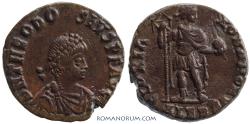 Ancient Coins - THEODOSIUS. (AD 378-395) AE 2, 4.92g. Thick, Pretty much as struck. Rare, for Alexandria. Gorgeous.