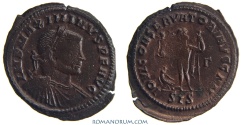 Ancient Coins - MAXIMINUS II Daza. (AD 308-313 ) Follis, 3.70g.  Siscia. IOVI CONSERVATORI