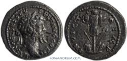 Ancient Coins - SEPTIMIUS SEVERUS. (AD 193-211) Denarius, 3.65g.  Emesa. INVICTO IMP, not a common rev. legend.