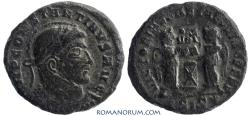 Ancient Coins - CONSTANTINE I, The Great . (306-337 A.D.) AE3, 2.28g.  Siscia. Silvered and rare.