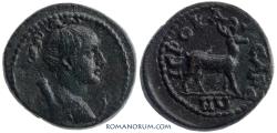 Ancient Coins - LYDIA. Hierocaesarea.  . (Pseudo-autonomous.) AE 16, 2.46g.  Mostene, Lydia. 16mm. Ex