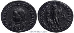 Ancient Coins - LICINIUS II. (AD 317-324) AE 3, 3.10g.  Antioch. Beautiful, deep black patina. Magnificent detail.