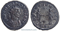 Ancient Coins - PROBUS. (AD 276-282) Antoninianus, 3.58g.  Siscia. Silvered. Great bust.