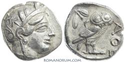 Ancient Coins - ATTICA, ATHENS. Tetradrachm, 16.77g.  Athens. Paying for the Parthenon and Peloponnesian war.