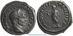 Ancient Coins - CARACALLA. (AD 198-217) Denarius, 3.51g.  Rome. Nice old collection toning.