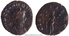 Ancient Coins - CLAUDIUS II, Gothicus. (AD 268-270) Antoninianus, 2.98g.  Rome. FIDES EXERCI