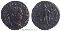 Ancient Coins - DIOCLETIAN. (AD 284-305) Follis, 8.87g.  Trier.