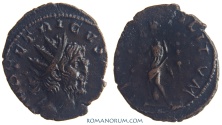 Ancient Coins - TETRICUS. (AD 271-74) Antoninianus, 1.89g.  Trier or Mainz FIDES MILITVM