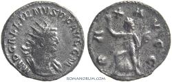 Ancient Coins - GALLIENUS. (AD 253-268) Antoninianus, 3.99g.  Rome. Unusual obverse legend.