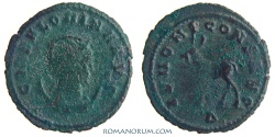 Ancient Coins - SALONINA. (Wife of Gallienus) Antoninianus, 2.95g.  Rome. IVNONI CONS Spotty patina, from silvering.