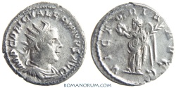 Ancient Coins - VALERIAN. (AD 253-260) Antoninianus, 3.62g.  Rome. VICTORIA AVGG.