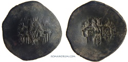 Ancient Coins - MANUEL I COMNENOS. (1143 -1180) Aspron trachy, 3.66g.  Constantinople. Some silvering remnants.