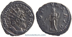Ancient Coins - POSTUMUS. (AD 260-268) AR Antoninianus, 3.27g.  Trier. FORTVNA AVG Scarce.