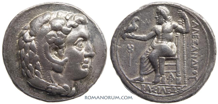 ALEXANDER III, The Great. (336-323 BC) Tetradrachm, 17.13g. Arados ...