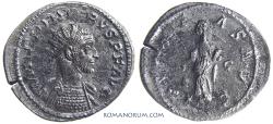 Ancient Coins - PROBUS. (AD 276-282) Antoninianus, 4.26g.  Lugdunum. Perhaps clogged dies.