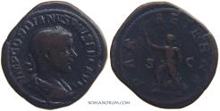 Ancient Coins - GORDIAN III. (AD 238-244) Sestertius, 27.44g.  Rome. Unusually heavy for type.