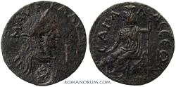 Ancient Coins - Sagalassus, Pisidia. Claudius II Gothicus. AE31, 16.53g.  Sagalassus. Scarce. Eagle countermark.