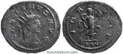 Ancient Coins - GALLIENUS. (AD 253-268) Antoninianus, 3.63g.  Antioch. Luna/Diana, Crescent on head.