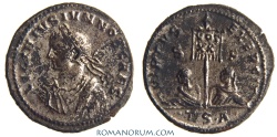 Ancient Coins - LICINIUS II. (AD 317-324) AE 3, 3.11g.  Thessalonica. Rare, silvered. Featured in wildwinds.com