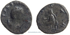 Ancient Coins - SALONINA. (Wife of Gallienus) Antoninianus, 3.85g.  Cologne. VESTA