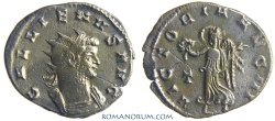 Ancient Coins - GALLIENUS. (AD 253-268) Antoninianus, 2.98g.  Rome. VICTORIA AVG Scarce bust type