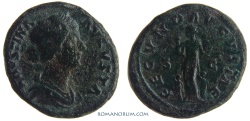 Ancient Coins - FAUSTINA JUNIOR. (Wife of Marcus Aurelius) As, 13.43g.  Rome. FECVND AVGVSTAE
