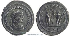 Ancient Coins - MAXIMIANUS. (AD 286-305) Antoninianus, 4.05g.  Antioch. Silvered.