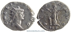 Ancient Coins - GALLIENUS. (AD 253-268) Antoninianus, 2.82g.  Mediolanum. PIETAS AVG Scarcer mintmark