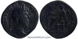 Ancient Coins - LUCIUS VERUS. (AD 161-169) Sestertius, 18.10g.  Rome. Scarce.