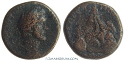 Ancient Coins - ANTONINUS PIUS. (AD 138-161) AE21, 10.91g.  Caesarea, Cappadocia. Mount Argaeus. Variant legend.
