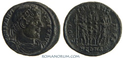 Ancient Coins - CONSTANTINE I, The Great . (AD 306-337) AE3, 2.78g.  Arles. GLORIA EXERCITVS