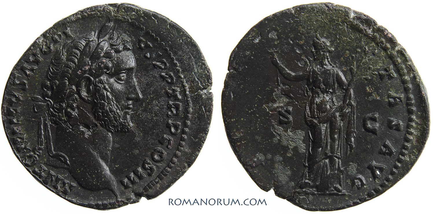 ANTONINUS PIUS. (AD 138-161) As, 7.31g. Rome. | Roman Imperial Coins