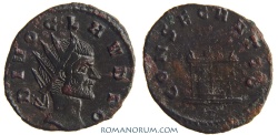 Ancient Coins - CLAUDIUS II, Gothicus. (AD 268-270) Antoninianus, 2.75g.  Mediolanum. Great portrait for type.