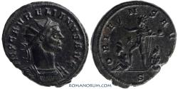 Ancient Coins - AURELIAN. (AD 270-275) Antoninianus, 4.10g.  Siscia. Beautiful patina. Scarce.