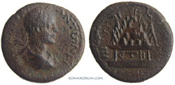 Ancient Coins - ELAGABALUS. (AD 218-222) AE 28, 11.72g.  Caesarea, Cappadocia. Mount Argaeus