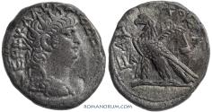 Ancient Coins - NERO. BI Tetradrachm. , 12.29g.  Alexandria, Egypt. Strong eagle.