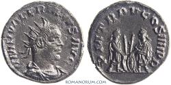 Ancient Coins - VALERIAN. (AD253-260) Antoninianus, 4.38g.  Antioch. Inspired by Augustus' type with grandchildren