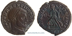 Ancient Coins - MAXENTIUS. (AD 306-312 ) Follis, 6.10g.  Ostia.