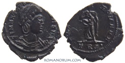 Ancient Coins - THEODORA. (Wife of Constantius I) AE3, 1.75g.  Trier. Rare mint-mark. Nice strike
