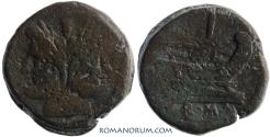 Ancient Coins - ANONYMOUS AS. As, 26.95g.  Rome. 31mm